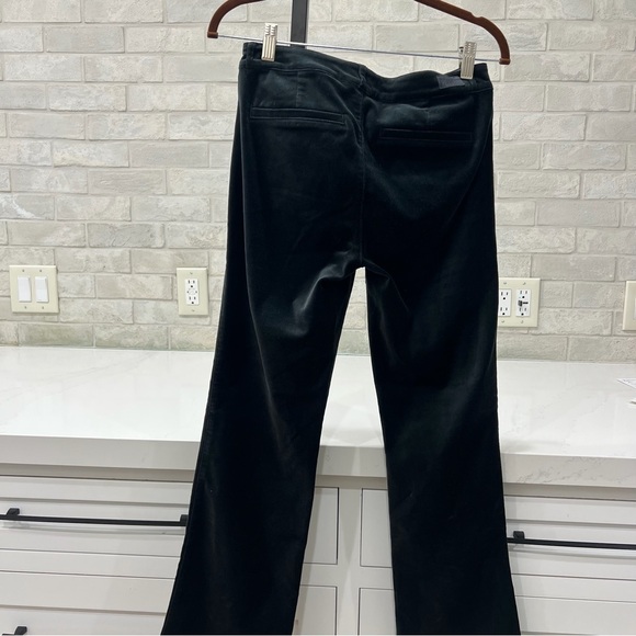 PAIGE Dark Gray Blue Velvet Flare Pants Size 26 - Picture 3 of 9